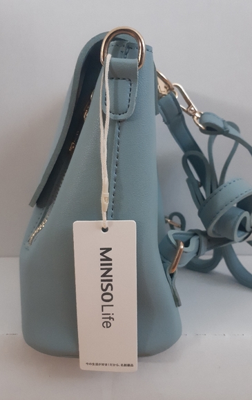 Miniso Mini Baby Blue Backpack - Picture 3 of 8